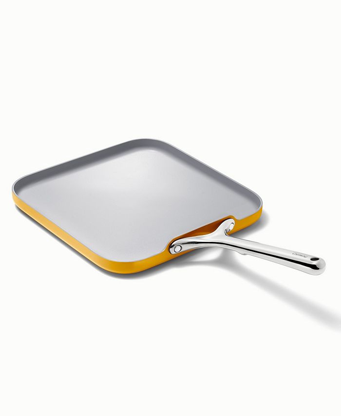 11x11 Yellow Caraway Non-Stick Ceramic-Coated 11 Square Griddle Pan - Yellow