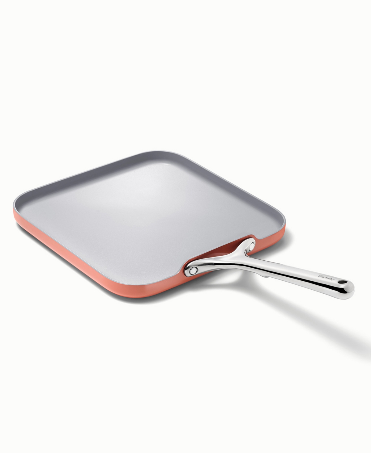 Caraway Non-stick Ceramic-coated 11" Square Griddle Pan In Perracotta