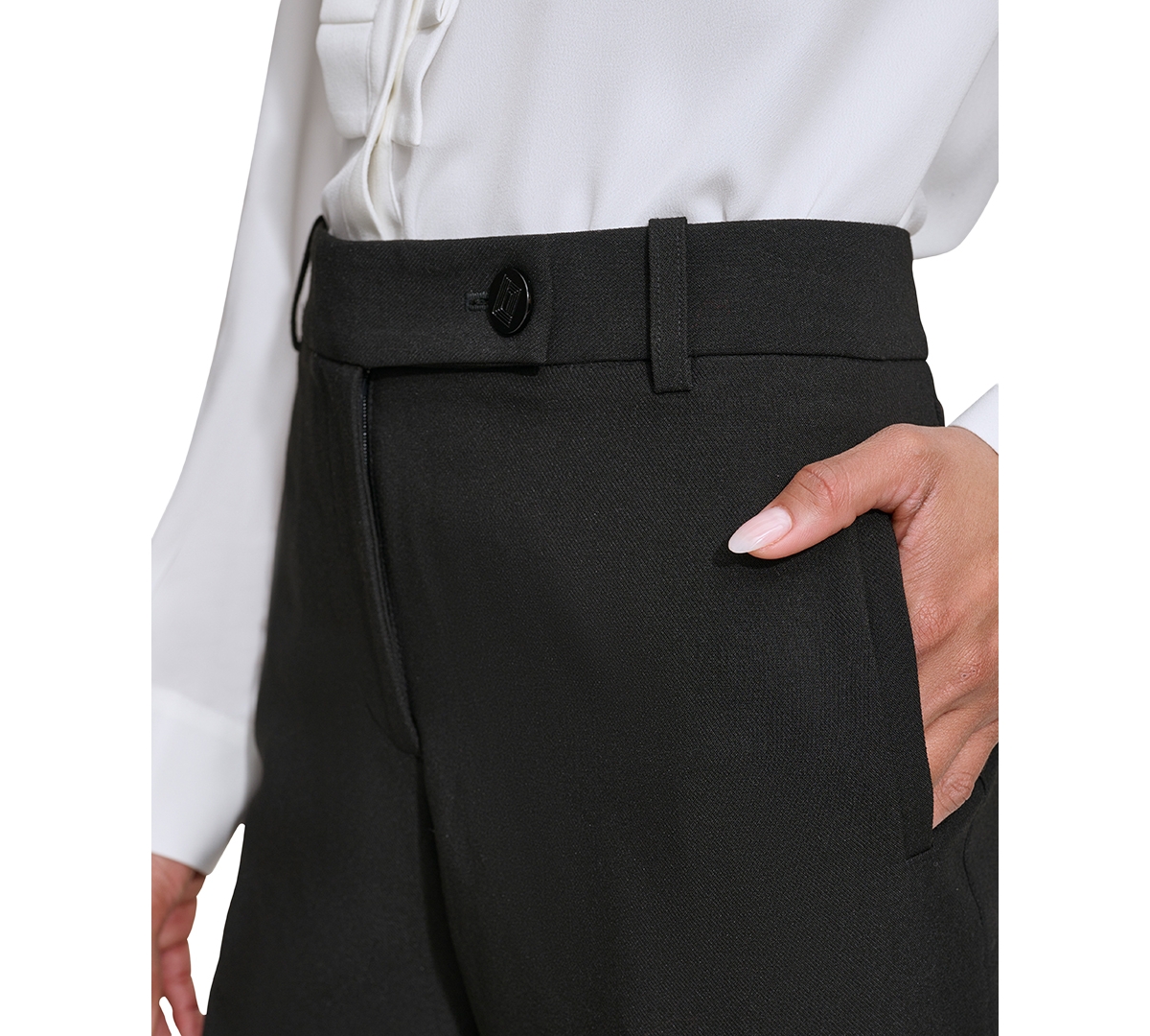 Karl Lagerfeld Women's Slim-Leg Ankle Pants