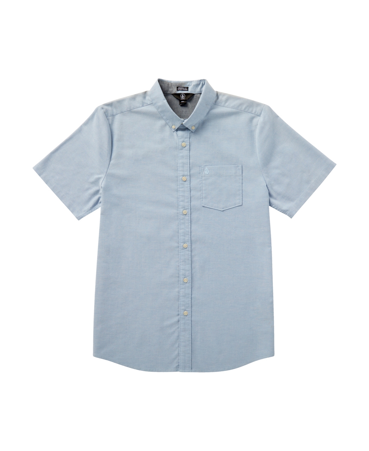 Men's Everett Oxford Short Sleeve Shirt - Dusty Aqua