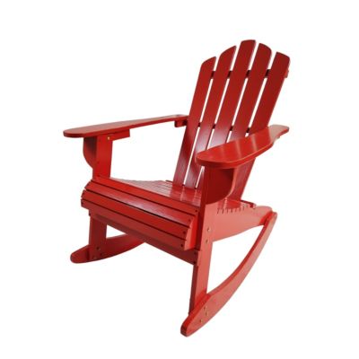 Simplie Fun Reclining Wooden Outdoor Rocking Adirondack Chair Red Macy S   26800875 Fpx.tif