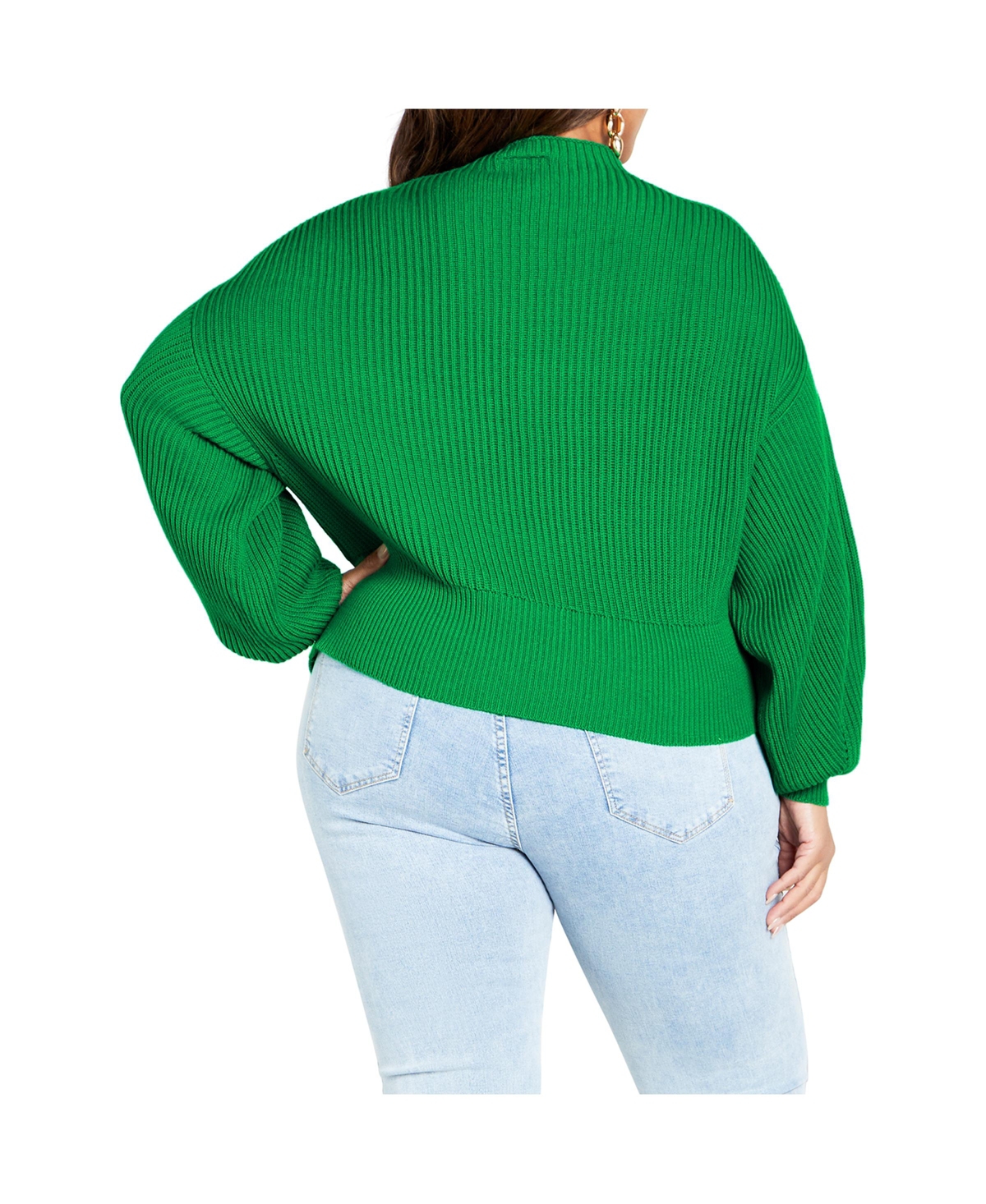 Plus Size Angel Sleeve Sweater