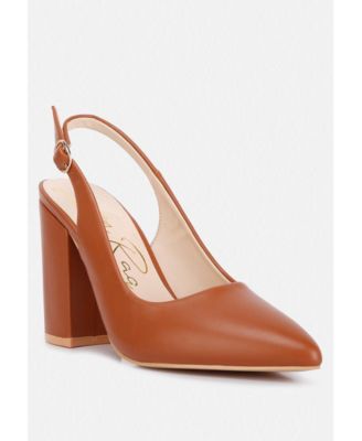 Womens creidne block heel pointed toe sandals