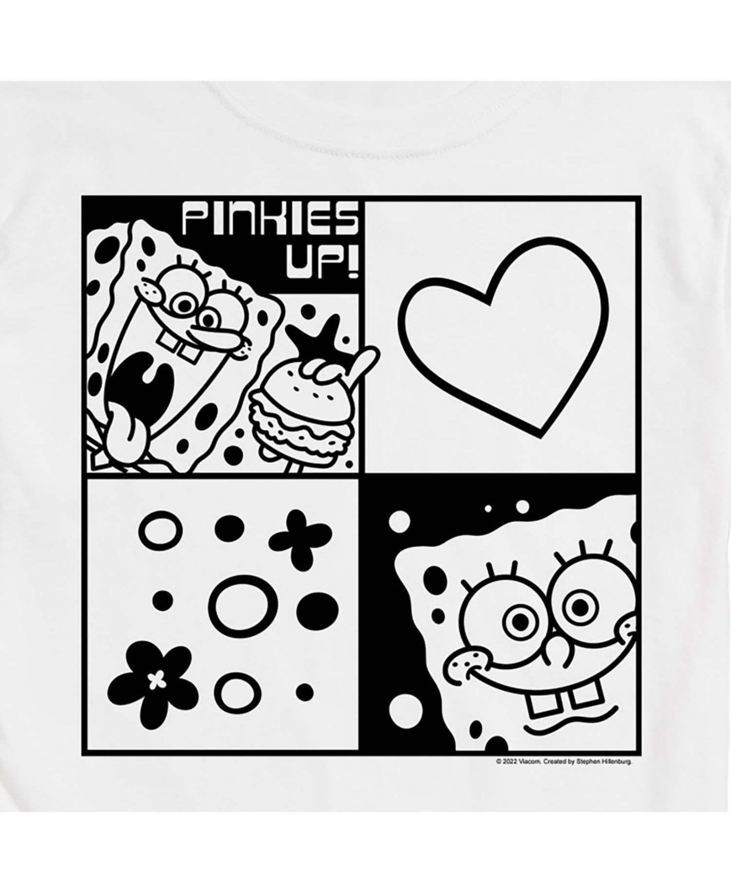 Мужская футболка AIRWAVES SpongeBob Short Sleeve, цвет: Белый — фото 3