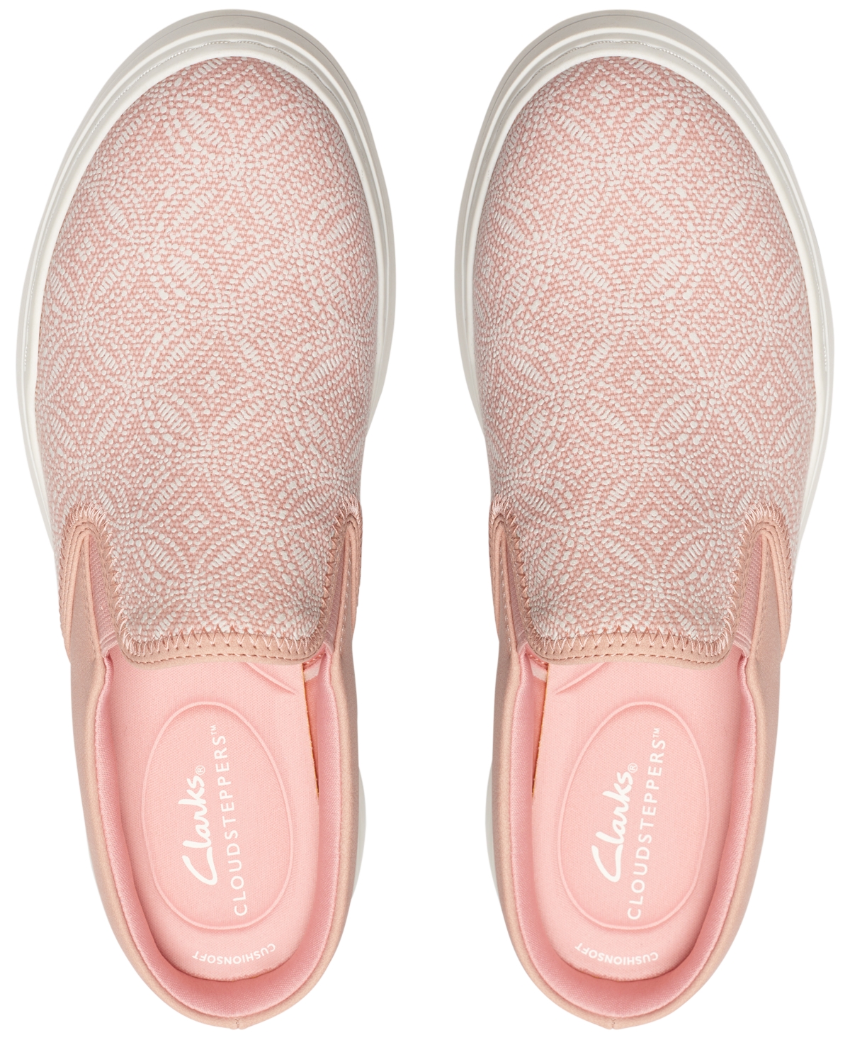 Clarks Women's Audreigh Cove Round-Toe Fabric Slides
