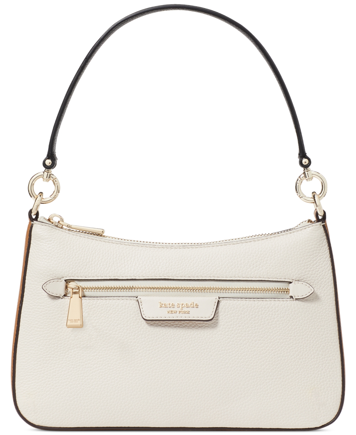 Kate Spade Hudson Pebbled Leather Small Convertible Crossbody In Neutral