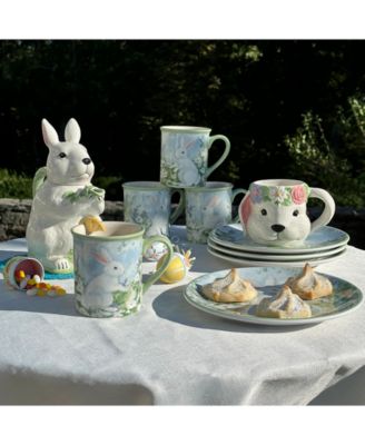 Easter 3-D Bunny Mugs, Set of 4
