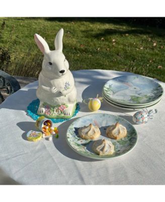 Easter Morning Figural Bunny Cookie Jar