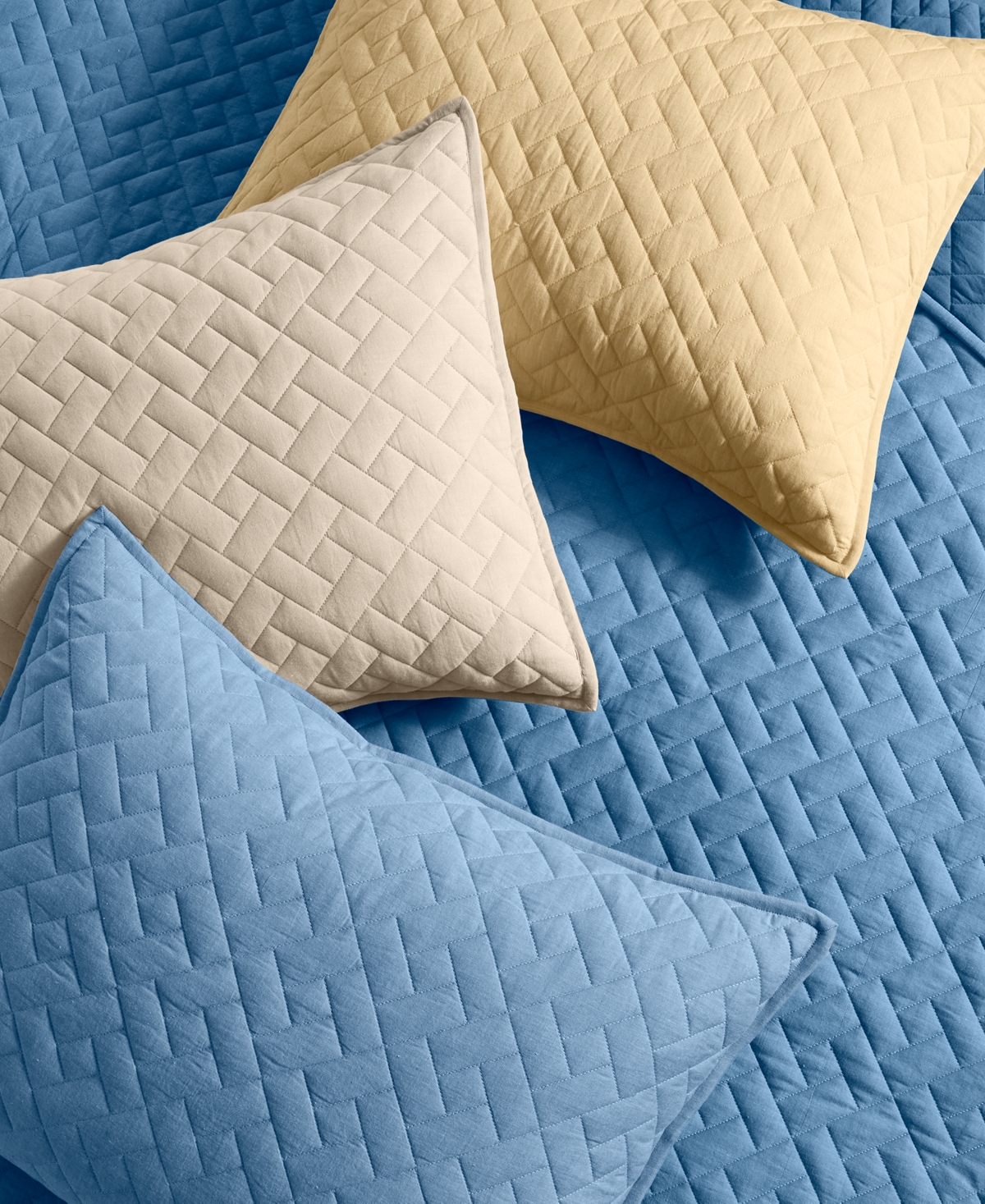 Closeout! Charter Club Chambray Sham, Standard, Exclusively at Macy's