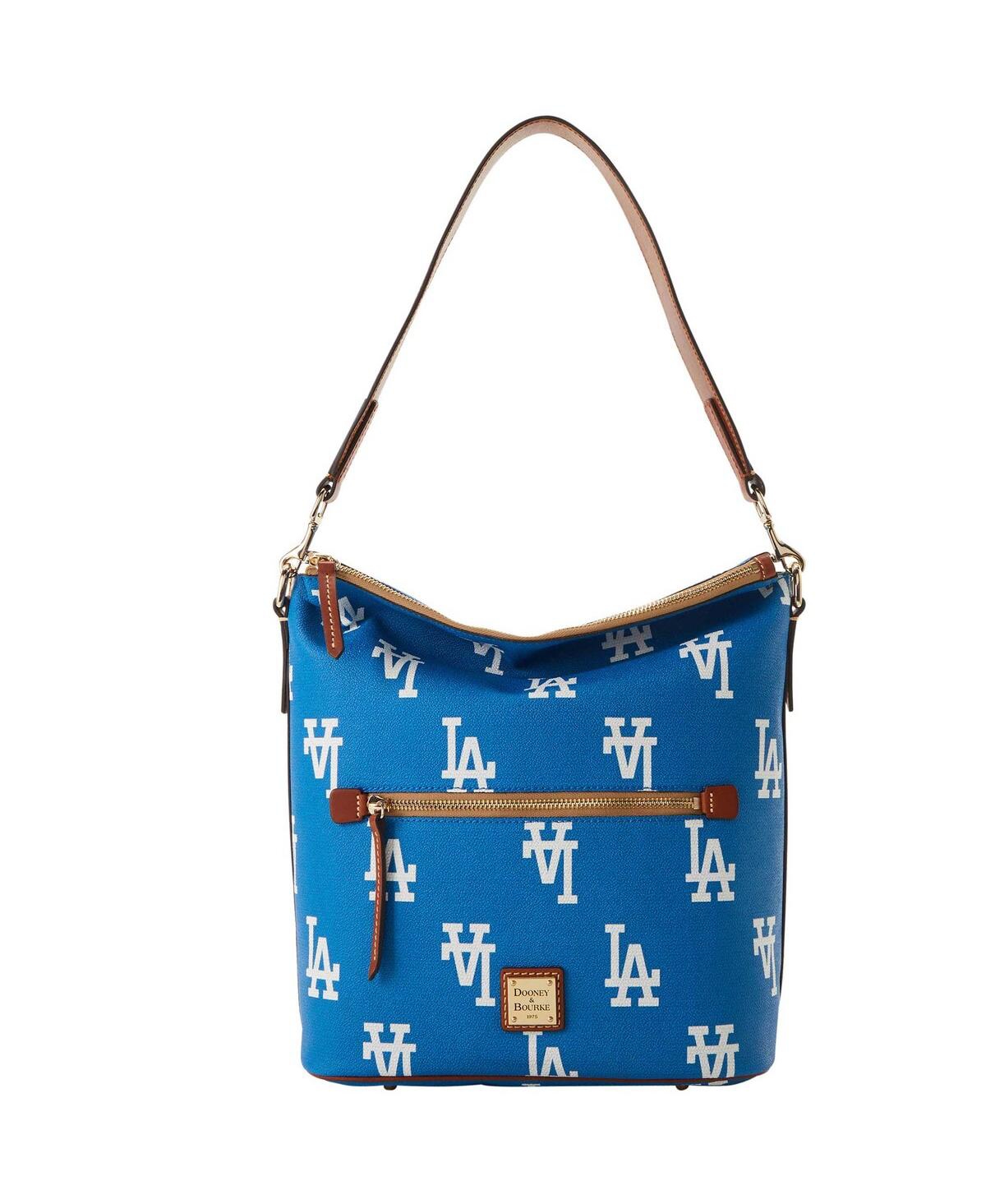 Dooney & Bourke Women's  Los Angeles Dodgers Sporty Monogram Large Purse In Blue