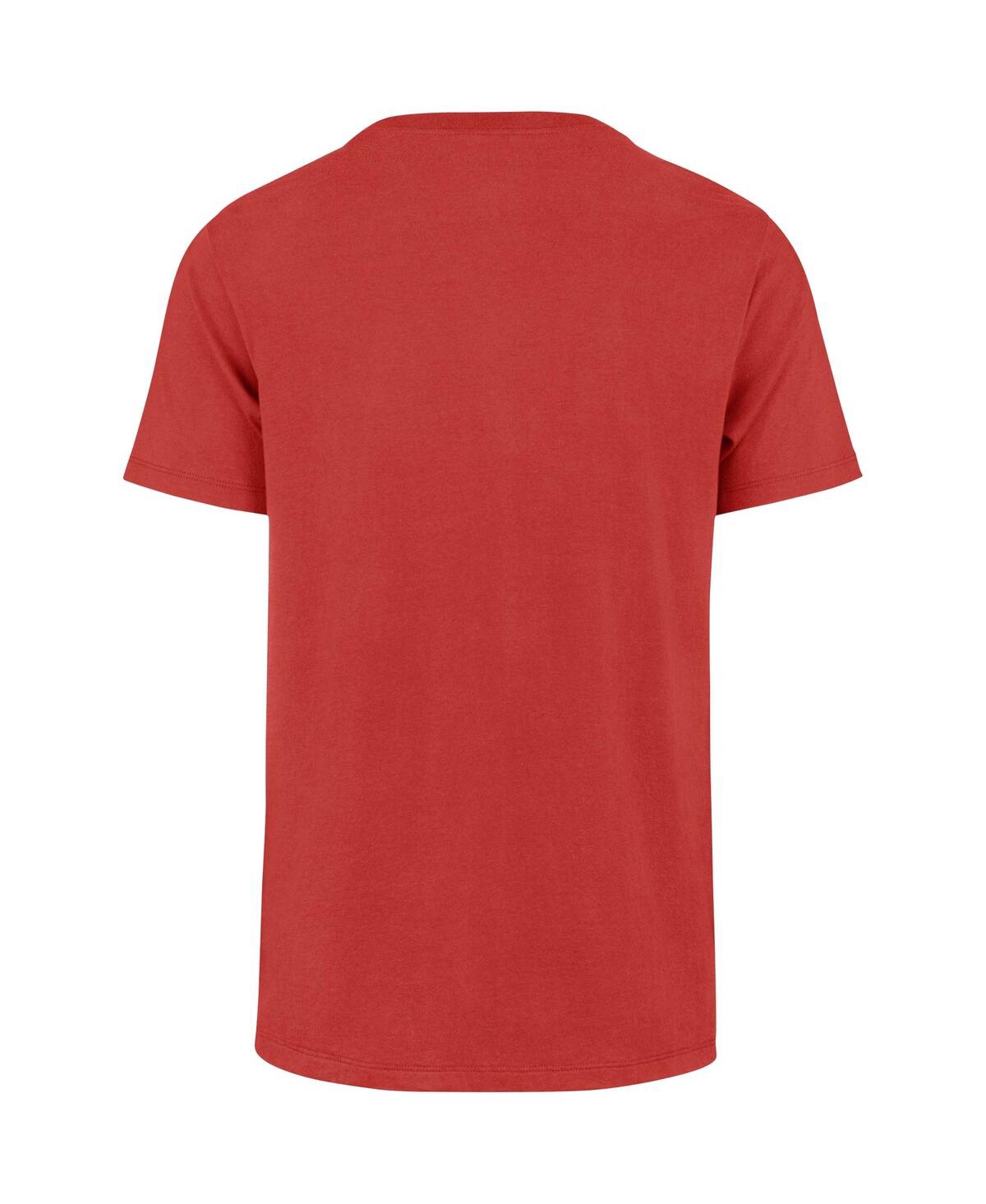 Shop 47 Brand Men's ' Red Distressed Kansas City Chiefs Time Lock Franklin T-shirt