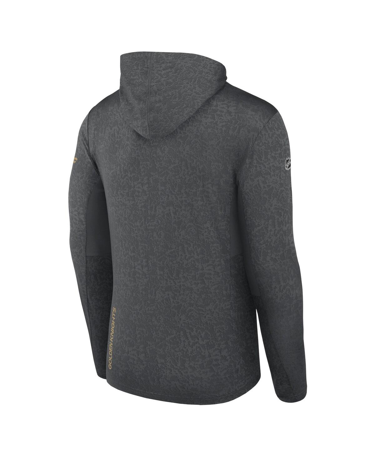 Men's FanaticsVegas Golden Knights Authentic Pro Lightweight Pullover Hoodie - Gray