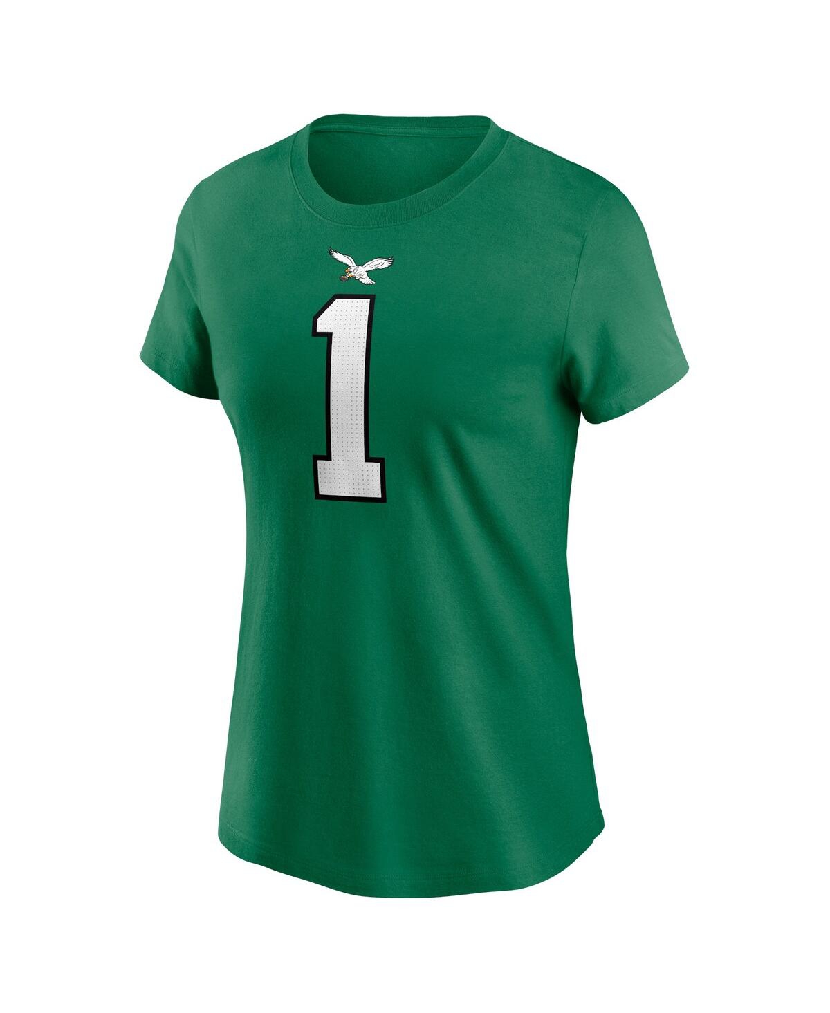 Women's Nike Jalen HurtsPhiladelphia Eagles Player Name and Number T-shirt - Kelly Green
