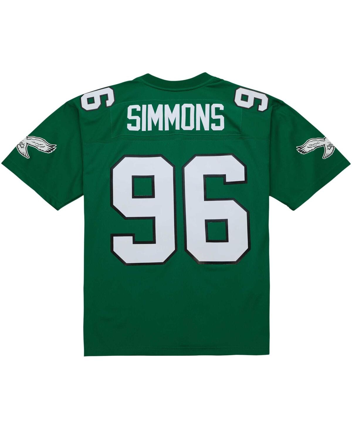 Men's Mitchell & Ness Clyde SimmonsPhiladelphia Eagles Legacy Replica Jersey - Kelly Green