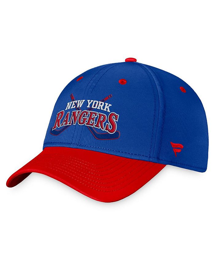 Fanatics Men's Branded Blue, Red Distressed New York Rangers Heritage ...