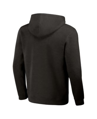 Men's NFL x Darius Rucker Collection by Black Distressed New Orleans Saints Coaches Pullover Hoodie