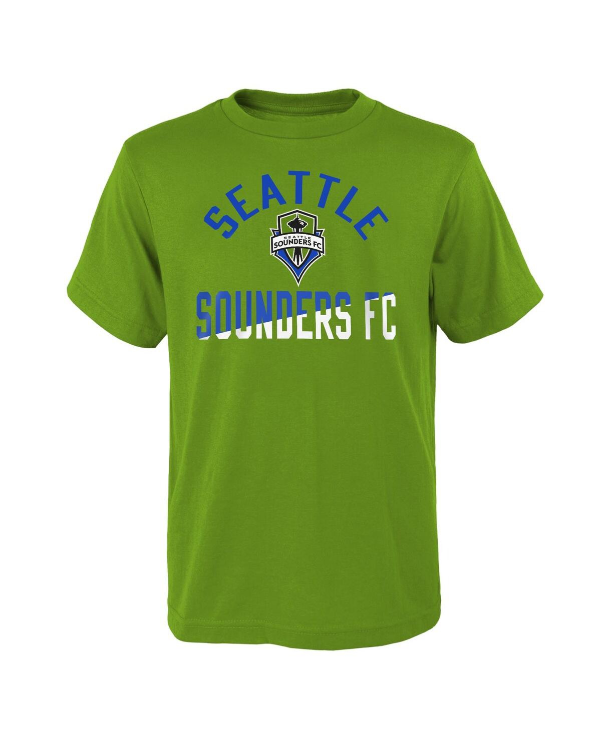 Outerstuff Kids' Big Boys Green Seattle Sounders Fc Halftime T-shirt