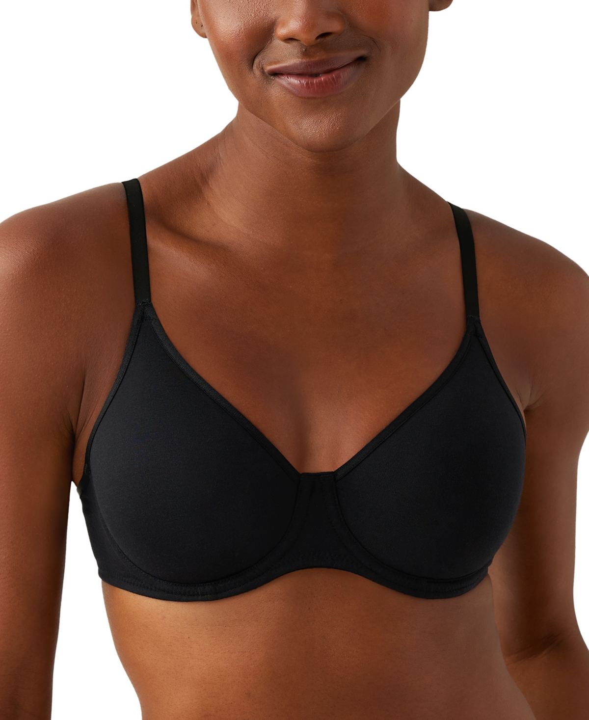 Shop B.tempt'd By Wacoal Women's Cotton To A Tee Underwire Bra 951372 In Night