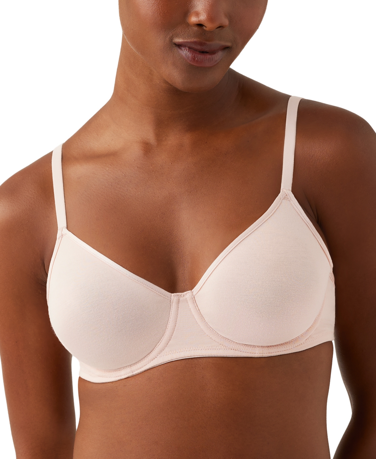 Shop B.tempt'd By Wacoal Women's Cotton To A Tee Underwire Bra 951372 In Rose Smoke