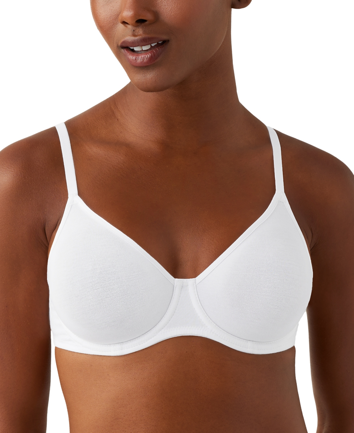 Shop B.tempt'd By Wacoal Women's Cotton To A Tee Underwire Bra 951372 In White