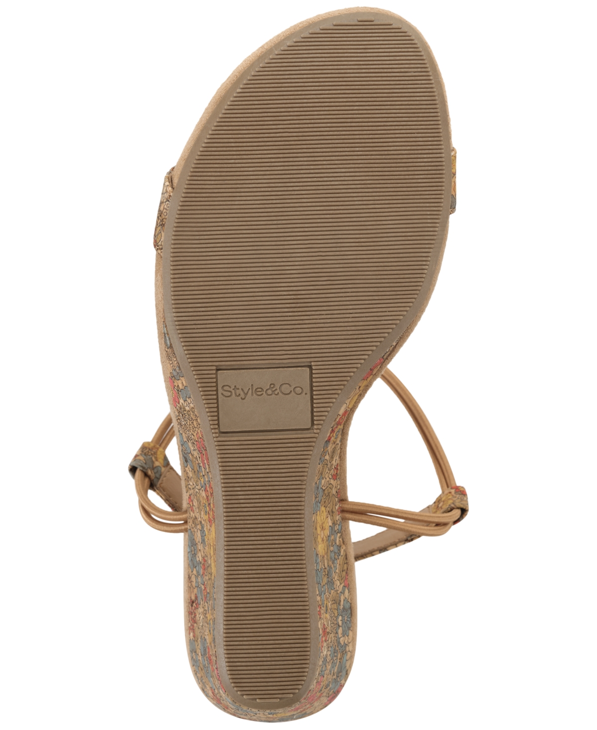 Style & Co Women's Mulan Wedge Sandals, Created for Macy's - Floral Cork 2