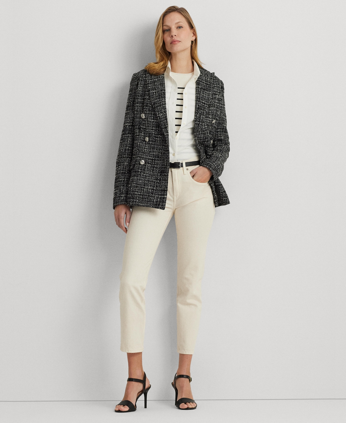 Lauren Ralph Lauren Women's Mid-Rise Tapered Jeans