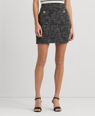 Lauren Ralph Lauren - Women's Boucl&eacute; Pencil Miniskirt