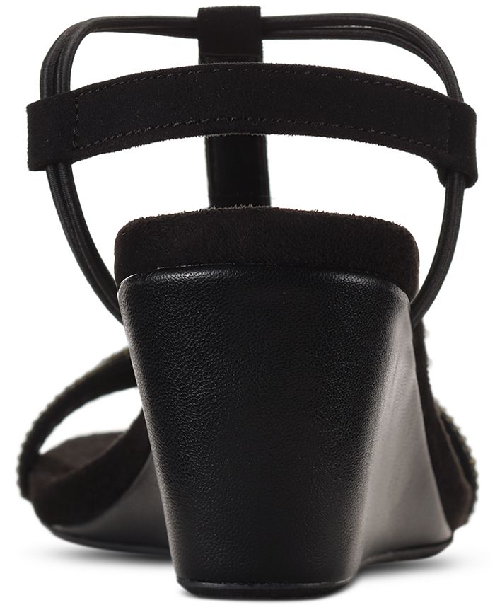 Style & Co Mulan Embellished Wedge Sandals, Created Macy's Macy's