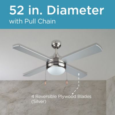 Black+Decker 52 Inch with Pull Chain Ceiling Fan