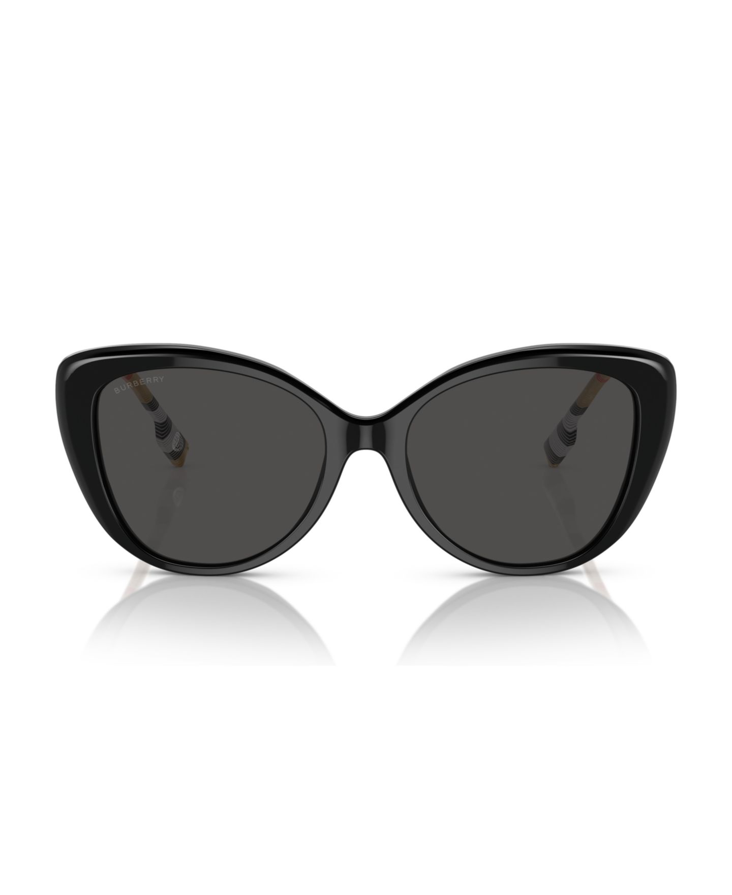 Женские солнцезащитные очки Burberry Low Bridge Fit Sunglasses BE4407F, цвет: Чёрный — фото 2