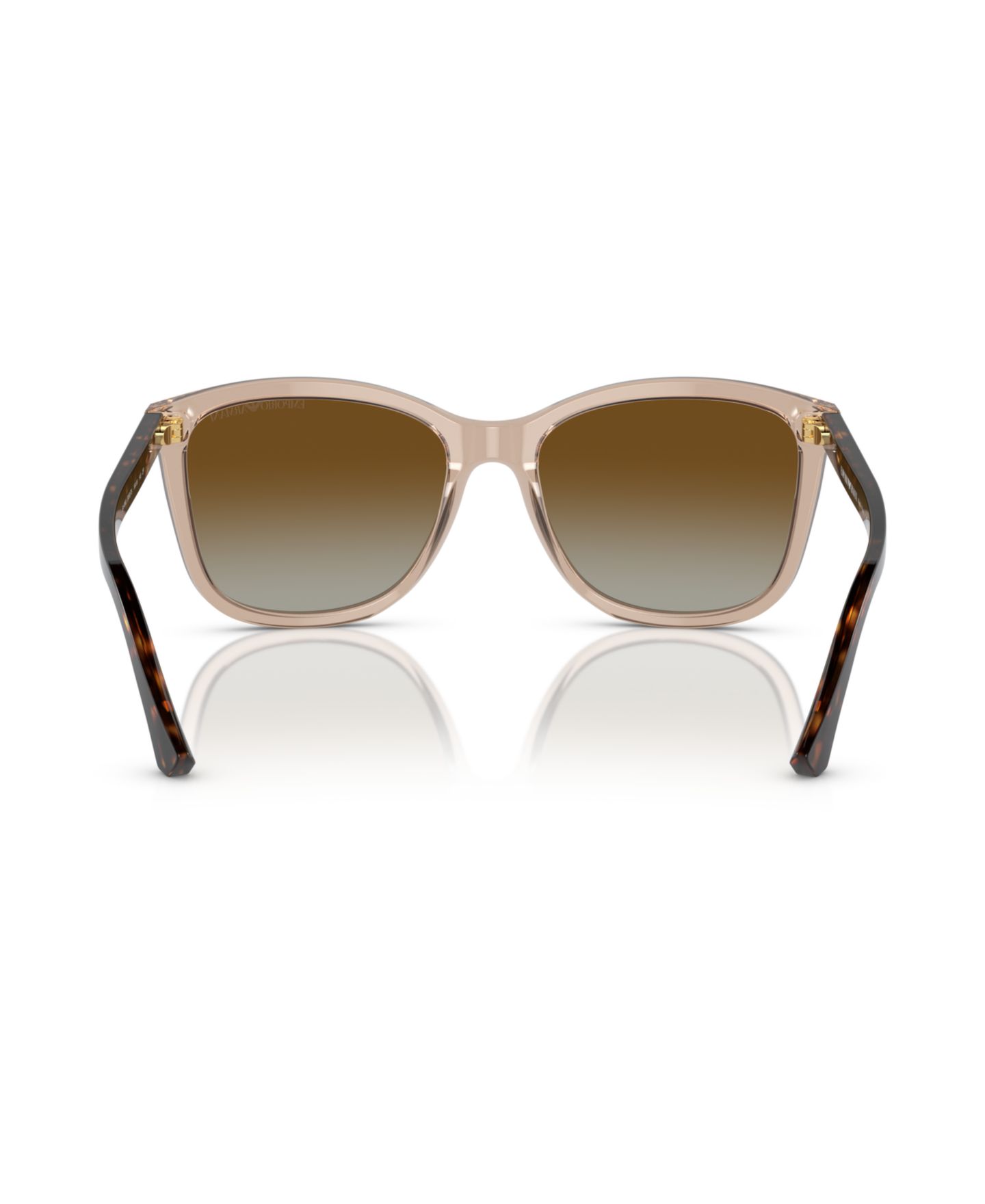 Женские солнцезащитные очки Emporio Armani Polarized Sunglasses, Gradient Polar EA4060, цвет: Прозрачный — фото 4