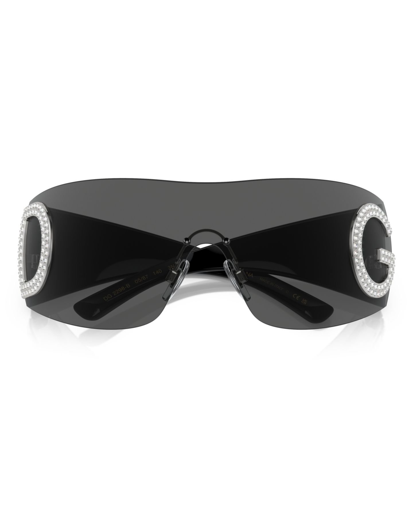 Женские солнцезащитные очки Dolce&Gabbana Sunglasses DG2298B, цвет: Чёрный — фото 5