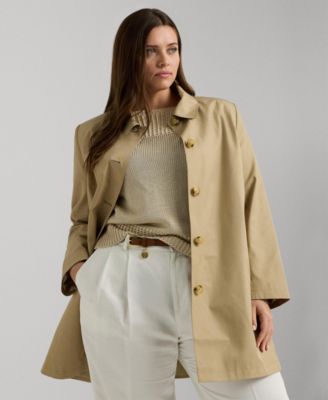 Macy's plus size raincoats best sale