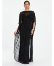 Macy s long 2024 black evening dresses