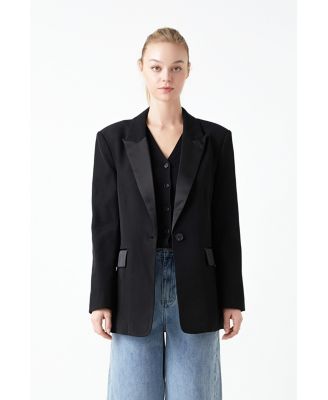 Women's Tuxedo Oversized Jacket