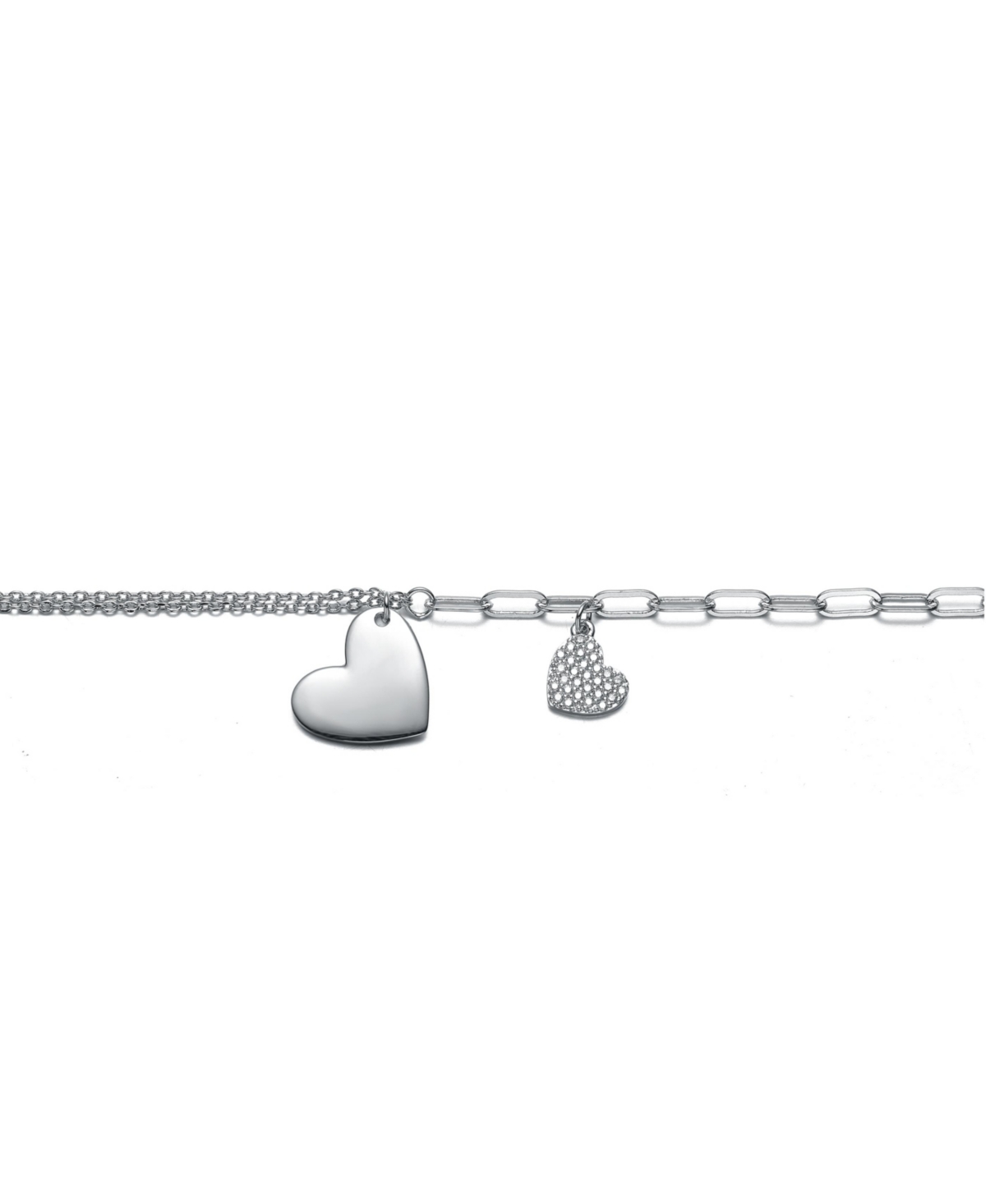 Gigi Girl Chic Kids .925 SterlingWhite Cubic Zirconia Adjustable Bracelet - Silver