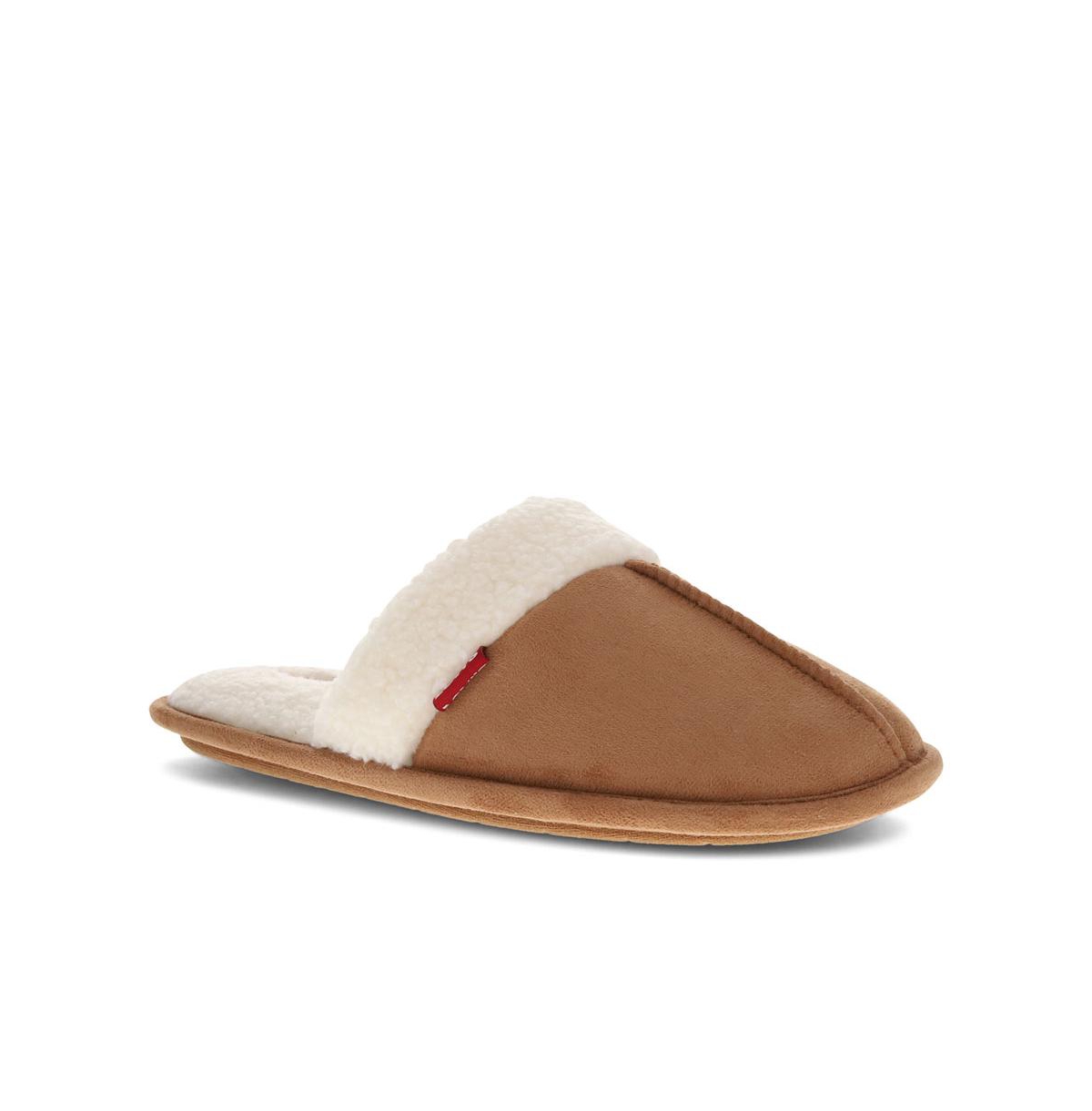 LEVI'S WOMEN'S TALYA MICRO SUEDE SCUFF HOUSE SHOE SLIPPERS