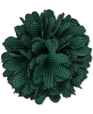 Con.Struct Men's Ceremony Satin Checkerboard Flower Lapel Pin, Created for Macy's 