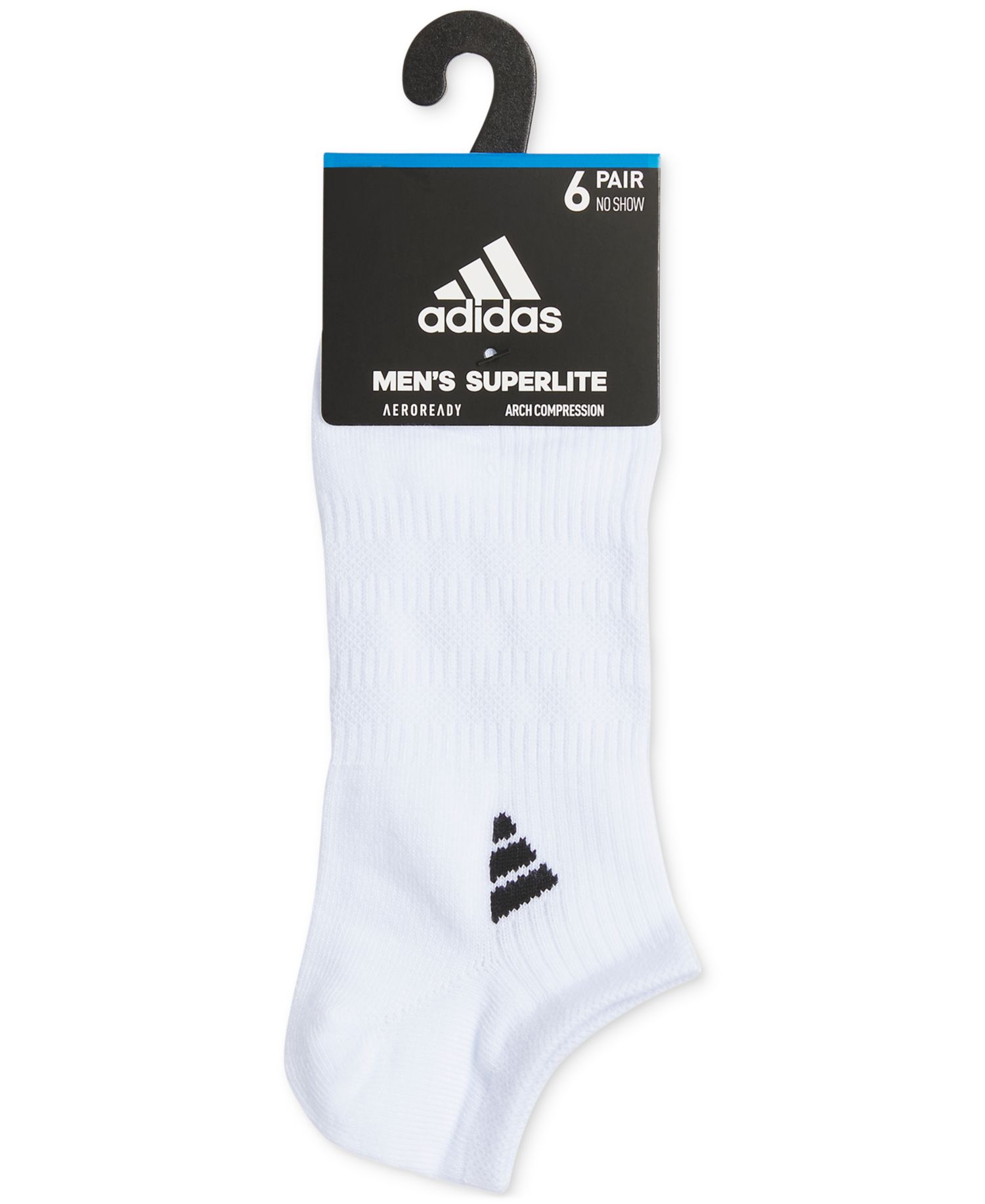 Men's Superlite 3.0 No Show Socks - 6 pk.