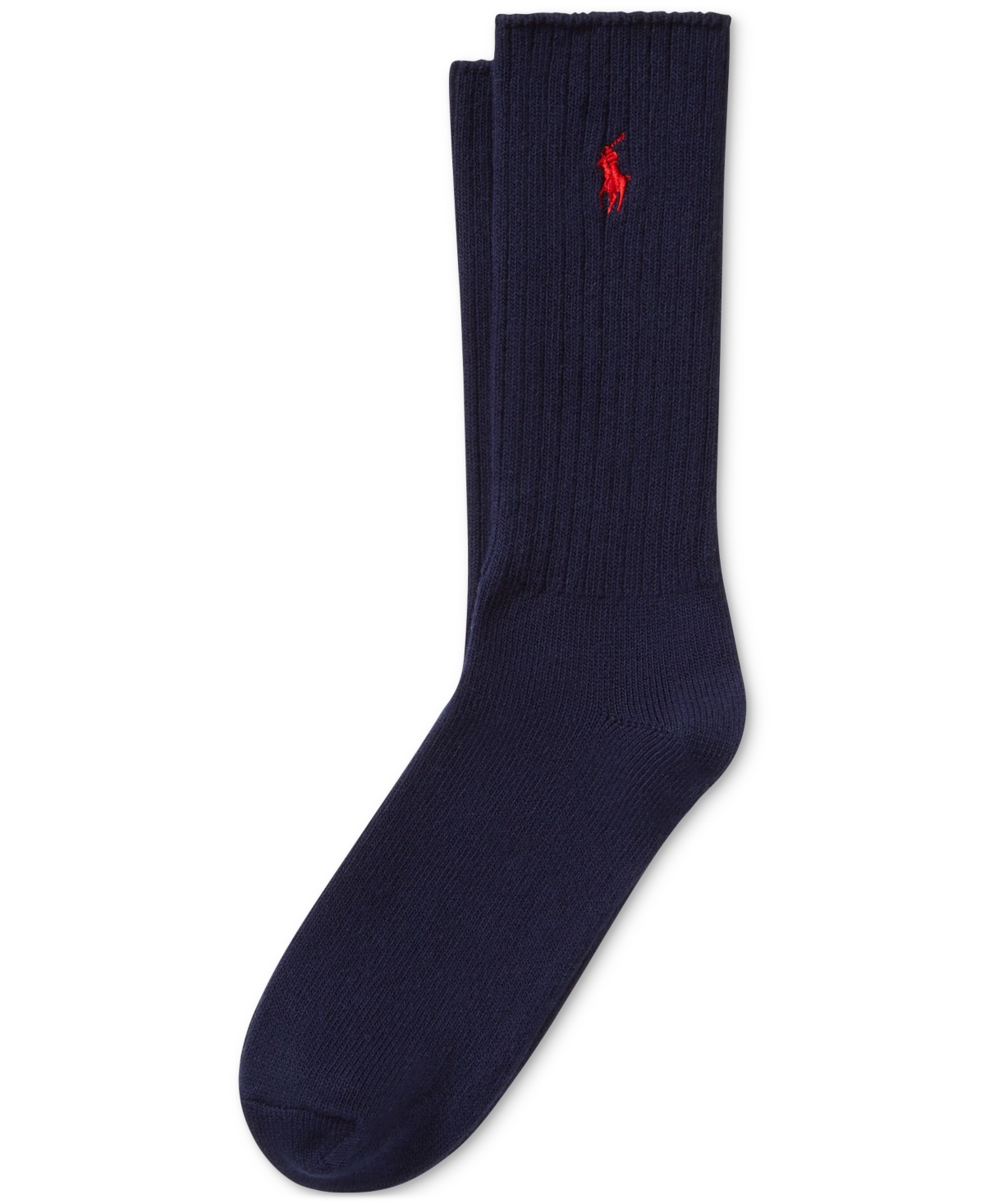 Shop Polo Ralph Lauren Men's Classic Crew Socks In Dark Blue