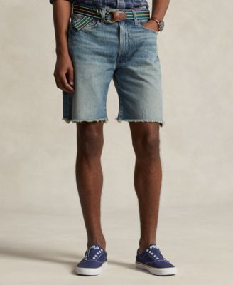폴로 랄프로렌 Polo Ralph Lauren Mens 8-Inch Vintage Classic Fit Denim Shorts,Hubbards
