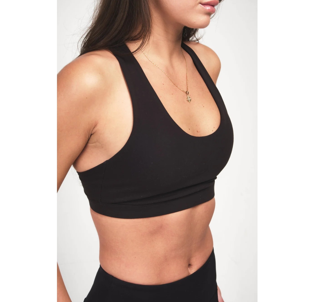 Contrast Bra - Black