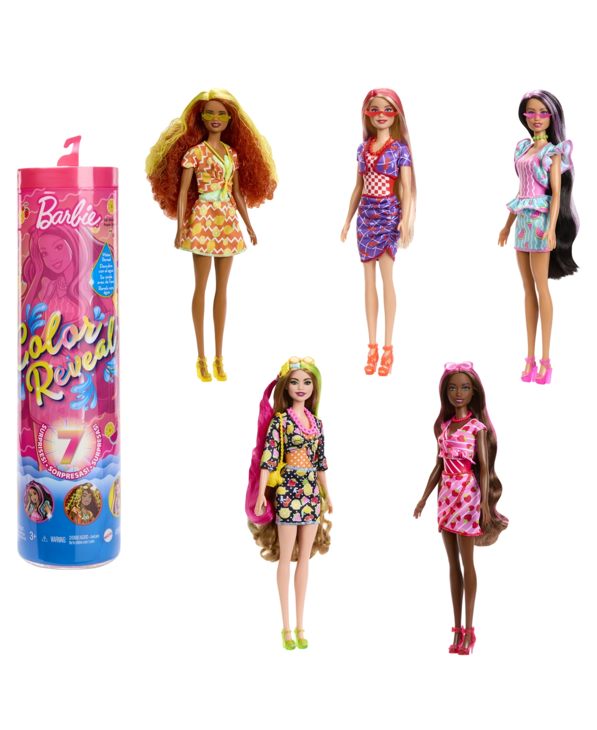 Barbie Kids' Color Reveal Doll In Multi-color