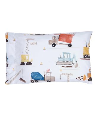 Construction Zone Transportation 3-Pc. Sheet & Pillowcase Set, Twin
