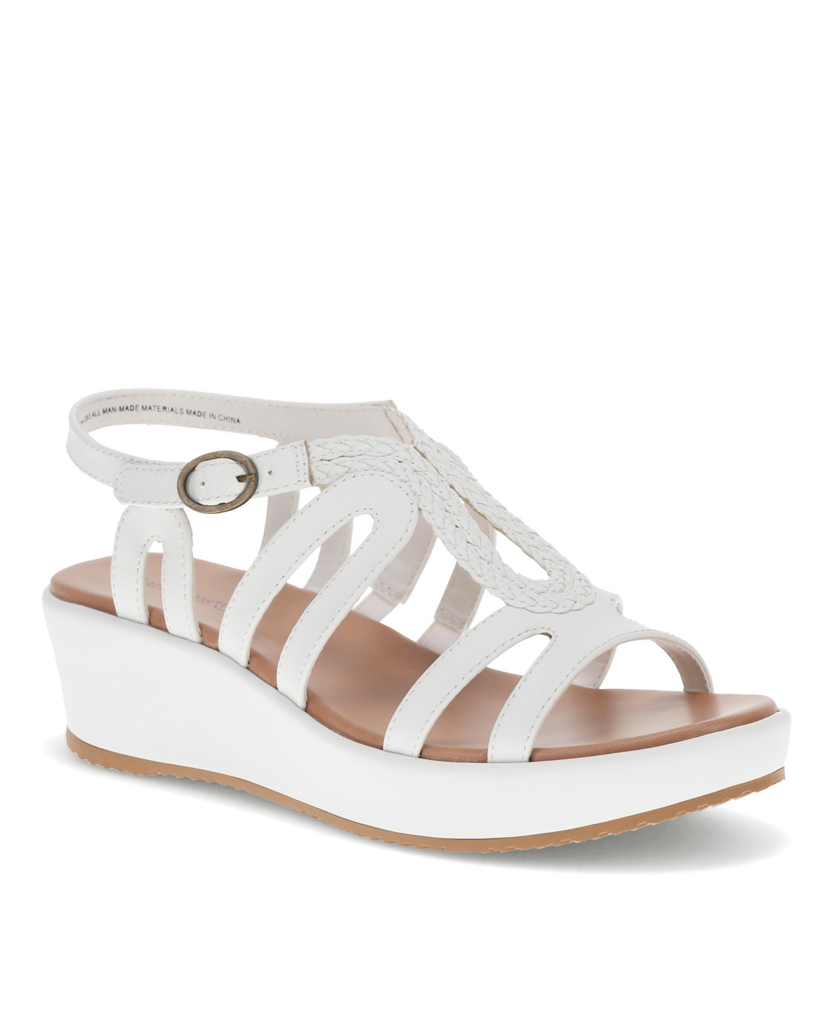 Shop Baretraps Women's Wilma Wedge Sandals In White