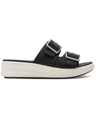 Women's Drift Buckle Slip-On Slide Wedge Sandals