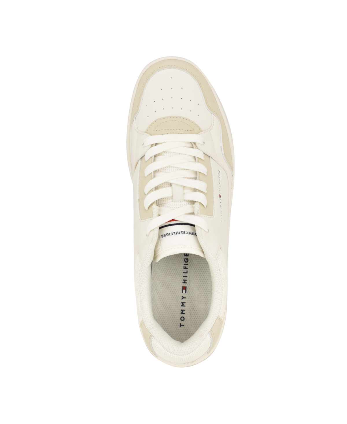 Tommy Hilfiger Men's Novian Lace Up Fashion Sneakers - Cream Multi