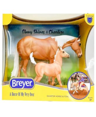 Breyer Traditional Series 1:9 Scale Collectible Model Horses - Ebony Shines and Charlize main image 0