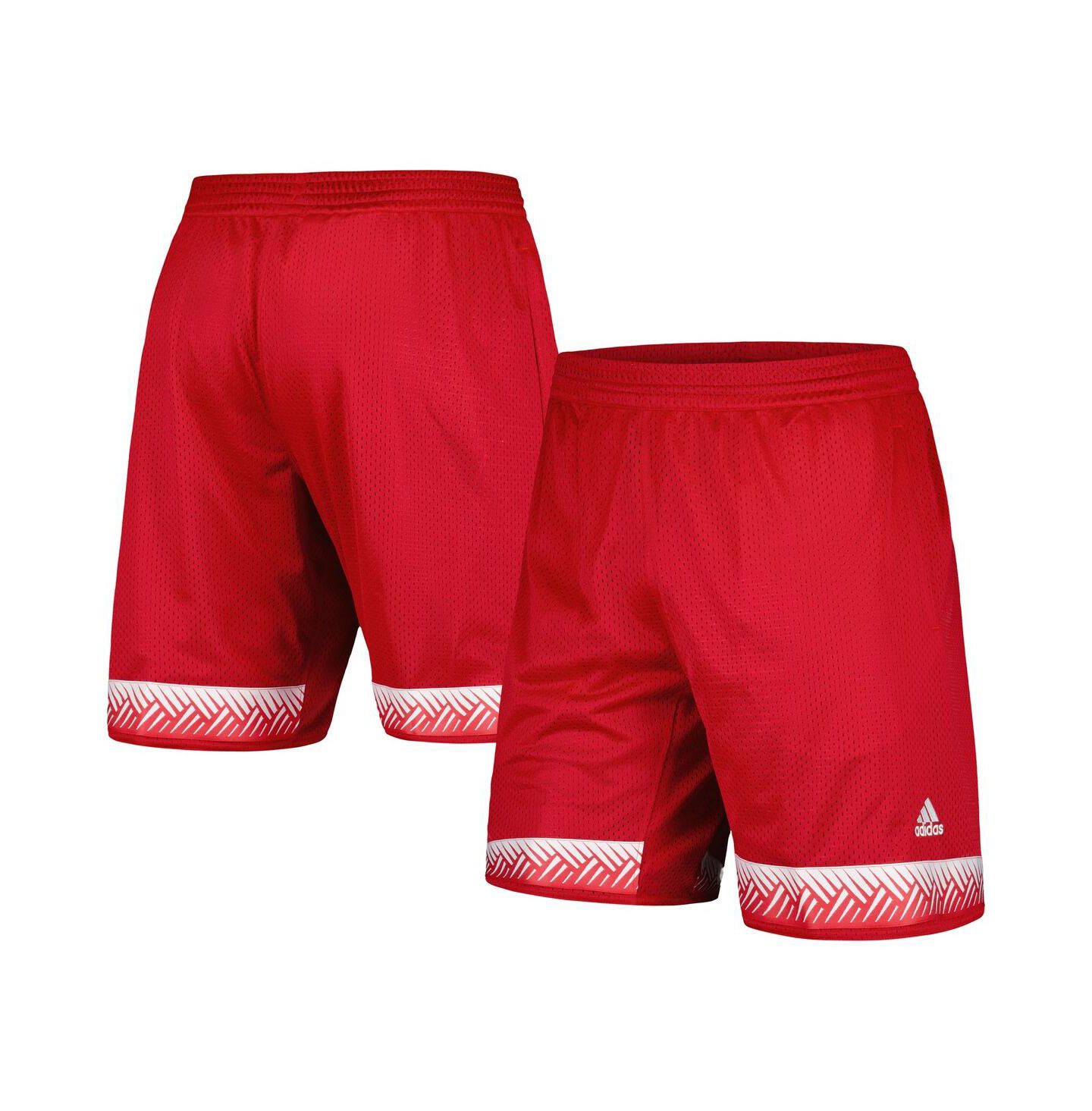 Мужские шорты adidas Scarlet Nebraska Huskers Swingman Replica Basketball — фото 1