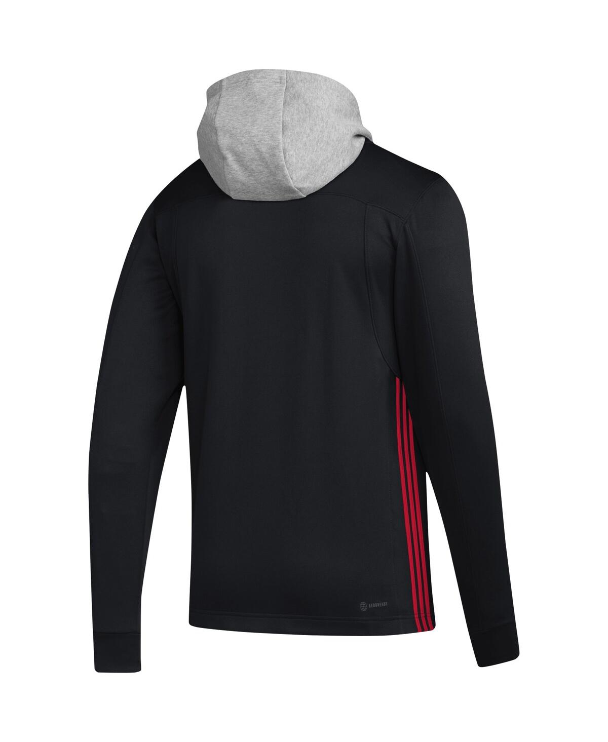 Shop Adidas Originals Men's Adidas Black Detroit Red Wings Refresh Skate Lace Aeroready Pullover Hoodie